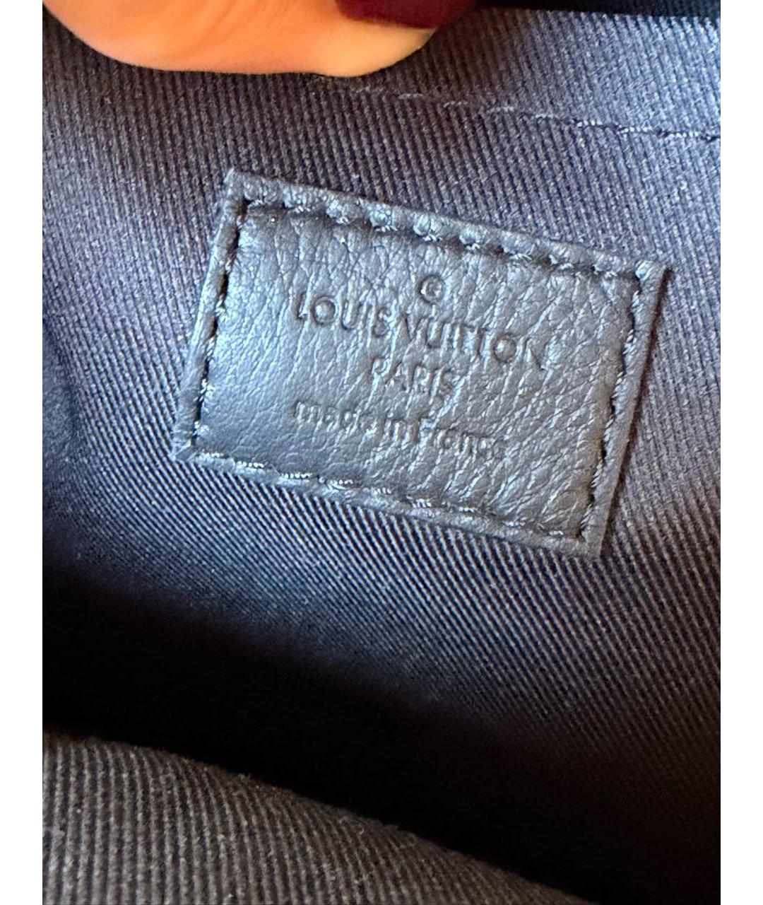 LOUIS VUITTON Коричневый кожаный рюкзак, фото 5