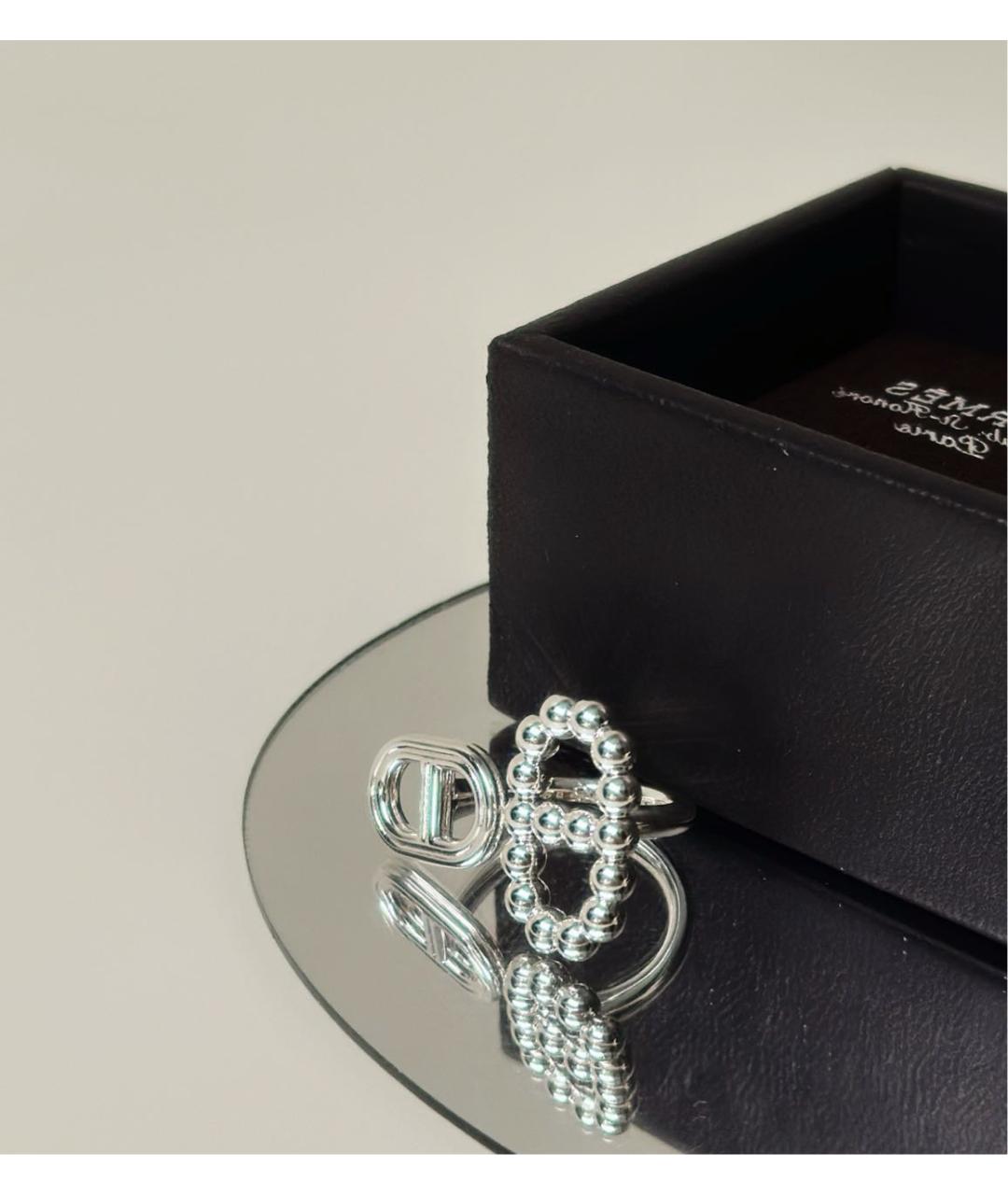 HERMES Серебряное кольцо, фото 5