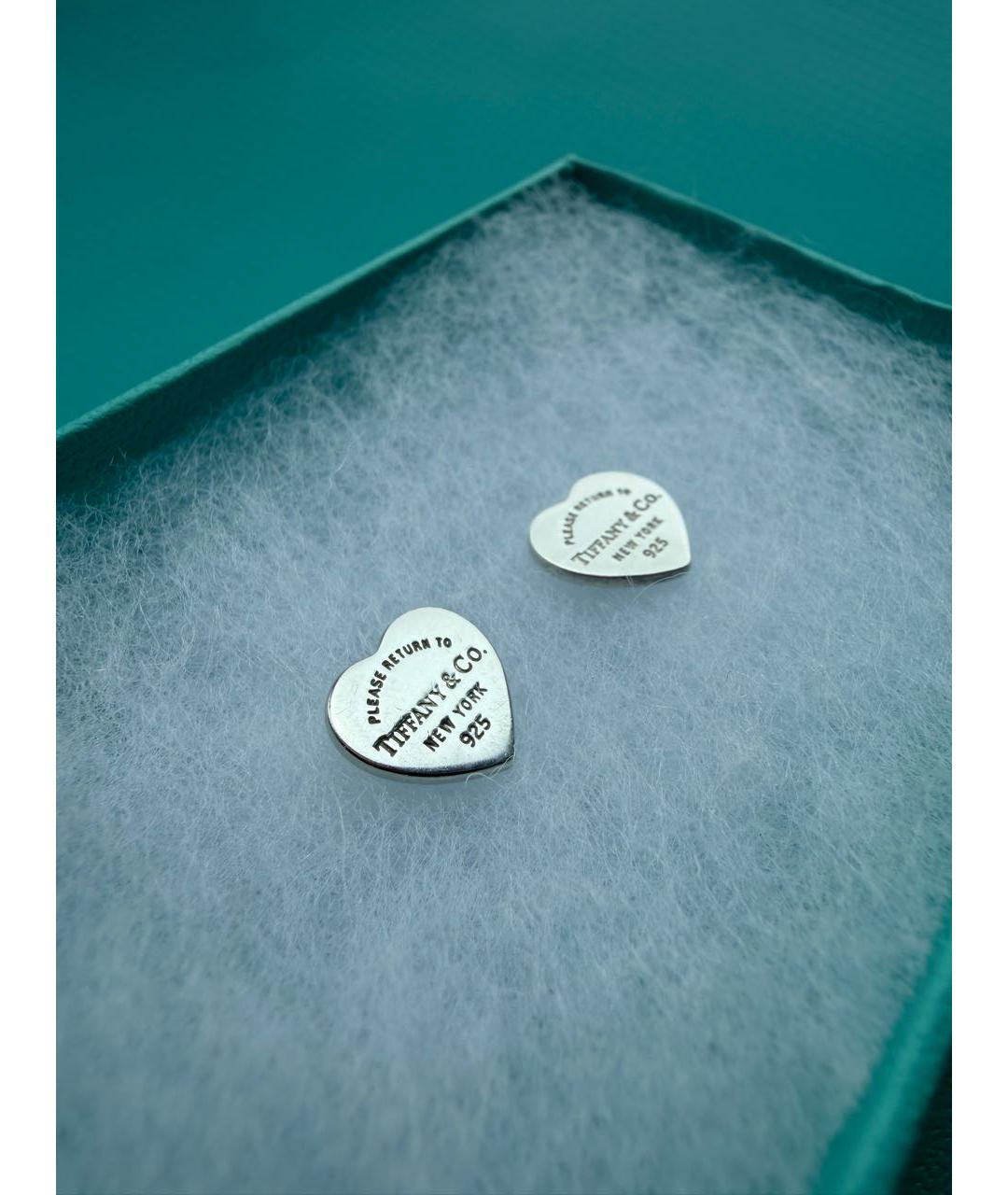 TIFFANY&CO Серебряные серебряные серьги, фото 8