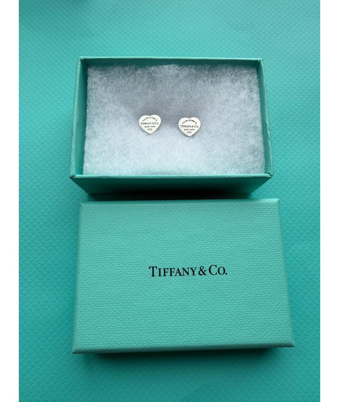 TIFFANY&CO Серебряные серебряные серьги, фото 3