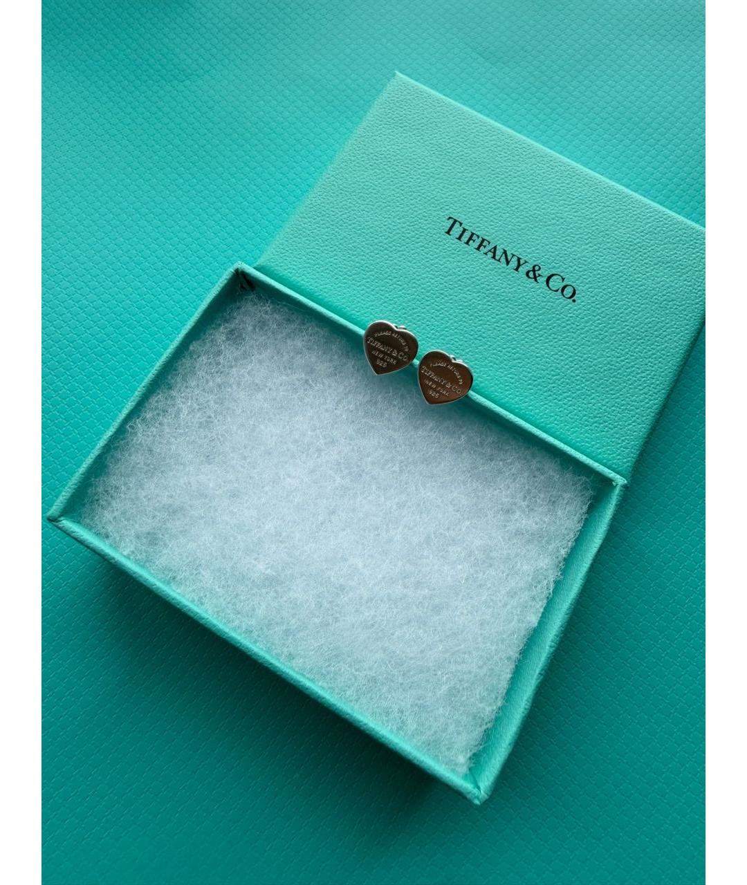 TIFFANY&CO Серебряные серебряные серьги, фото 4