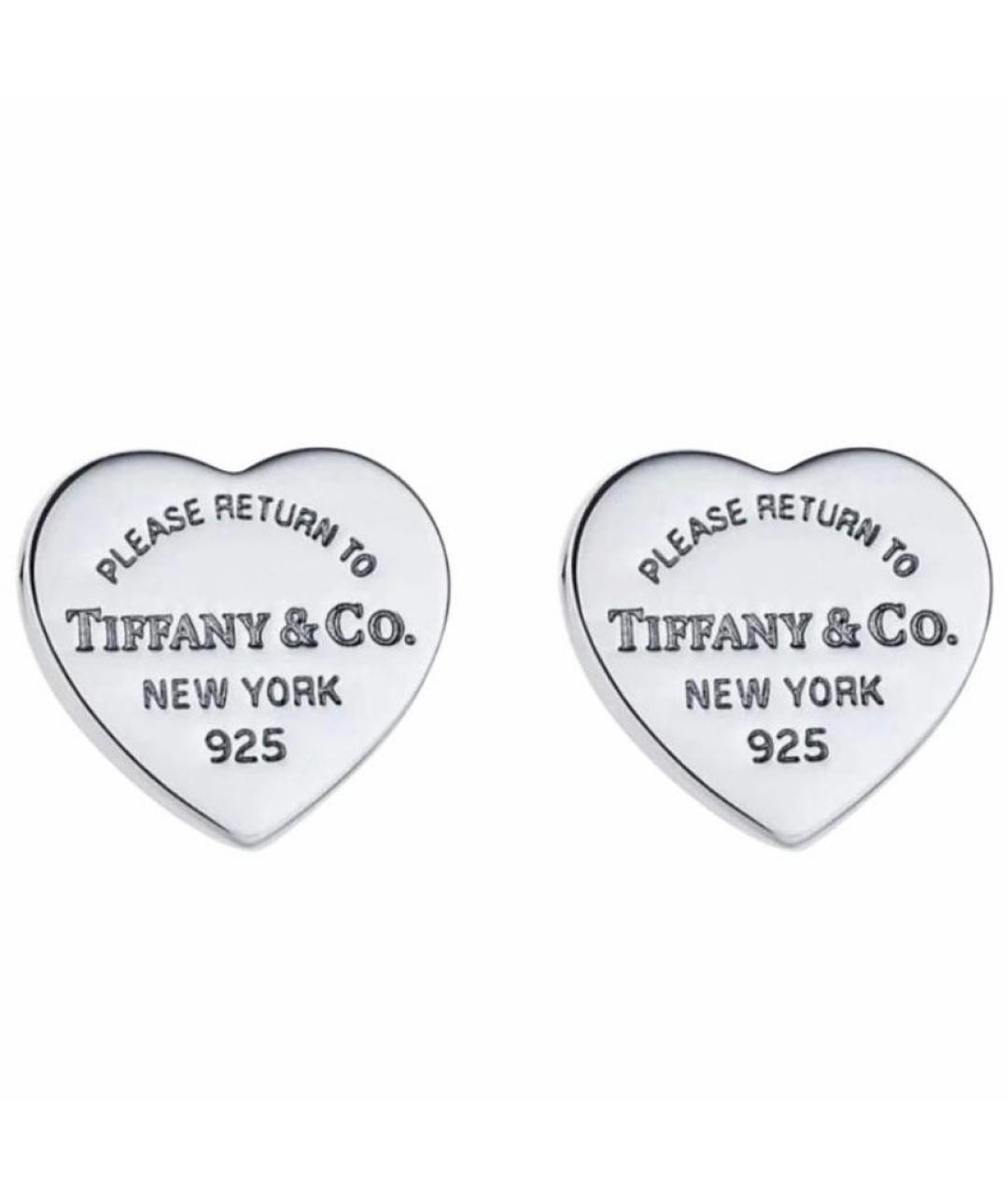 TIFFANY&CO Серебряные серебряные серьги, фото 1