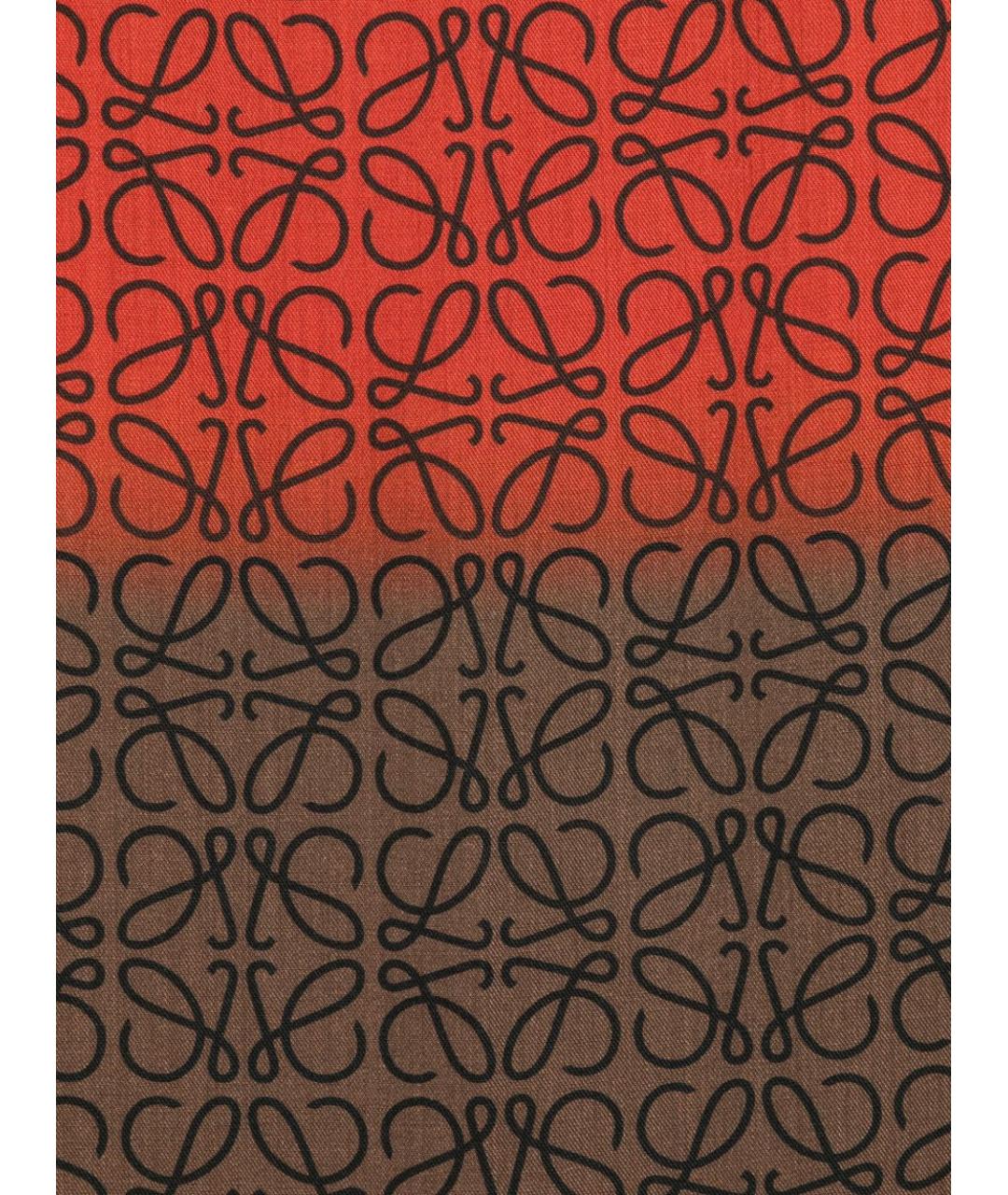 LOEWE Мульти шерстяной шарф, фото 2