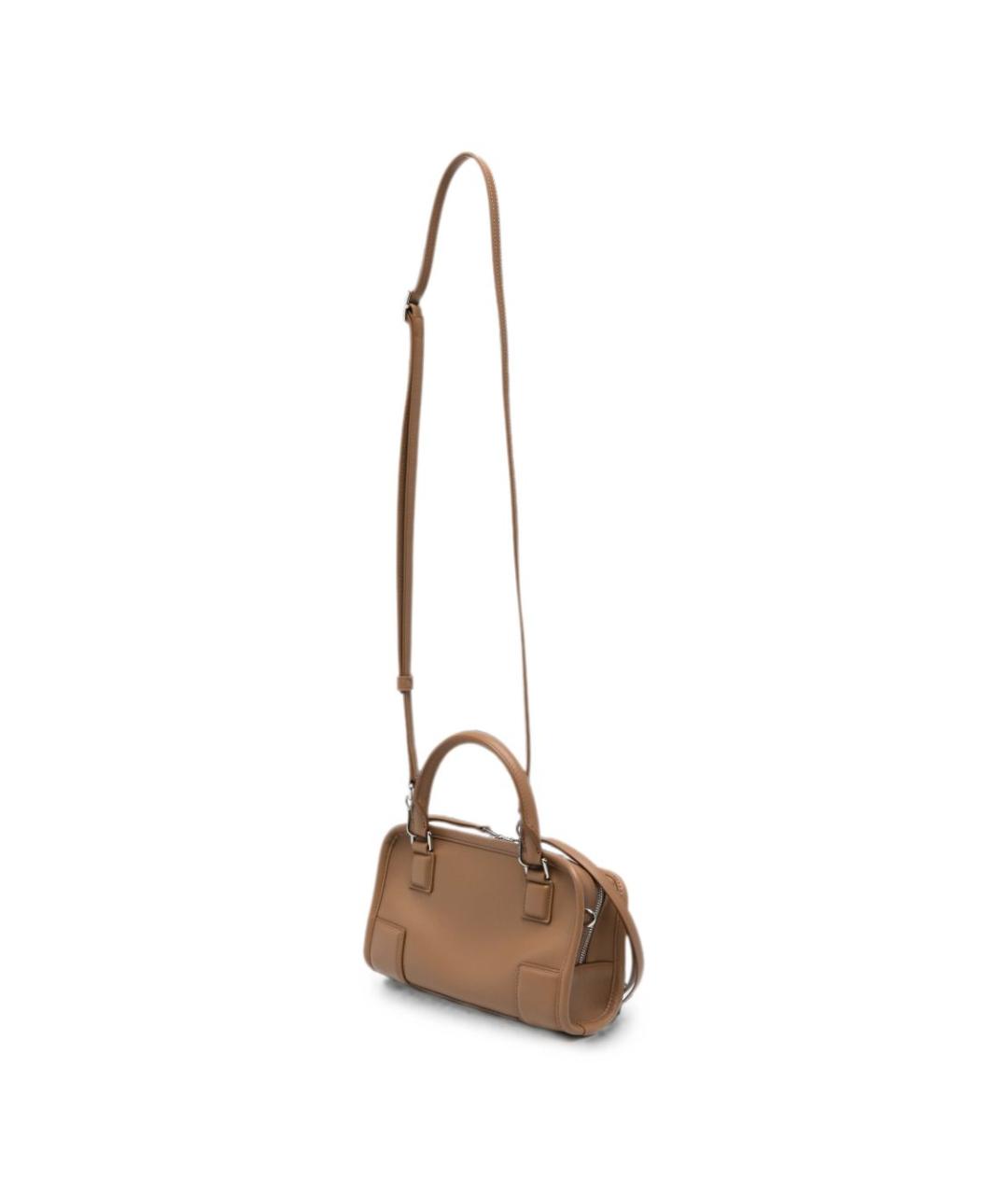 LOEWE Коричневая кожаная сумка тоут, фото 5