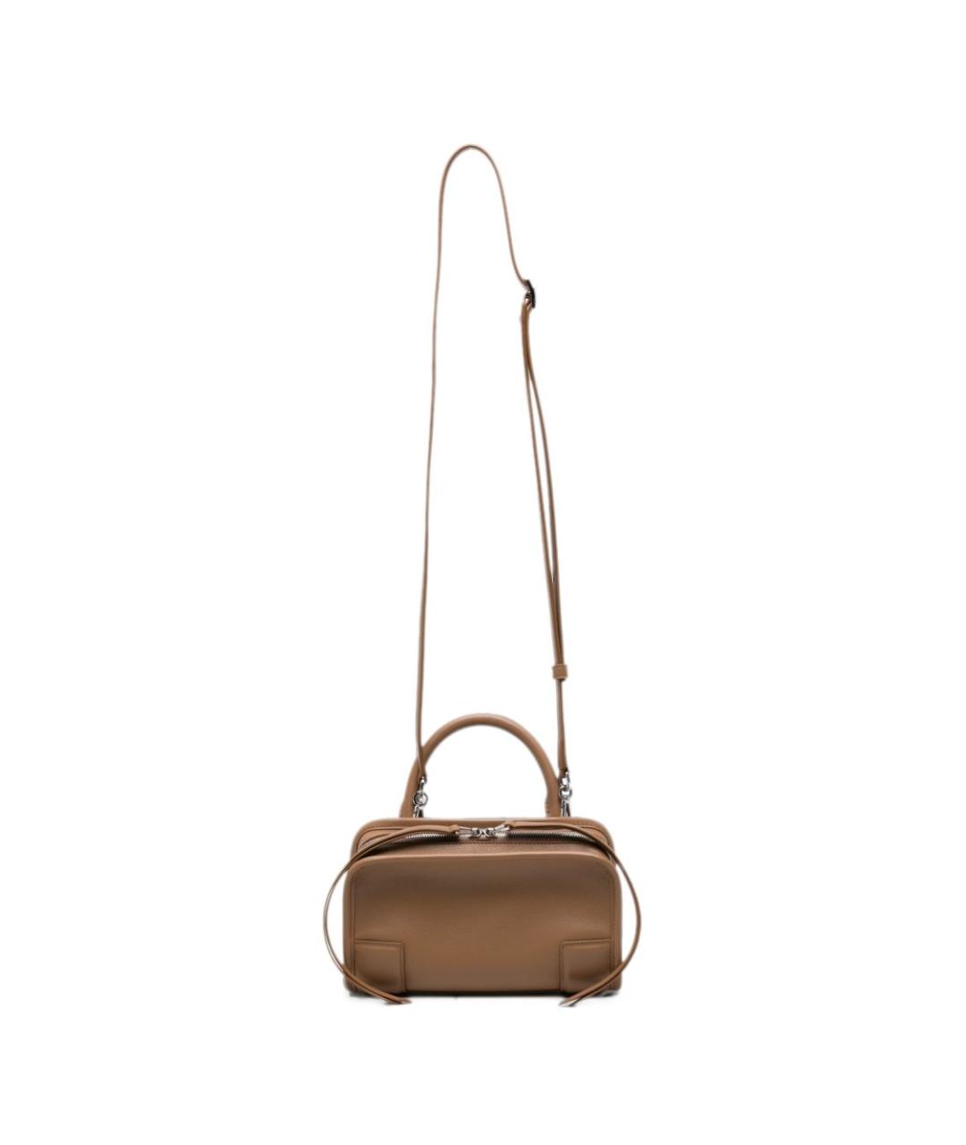 LOEWE Коричневая кожаная сумка тоут, фото 1