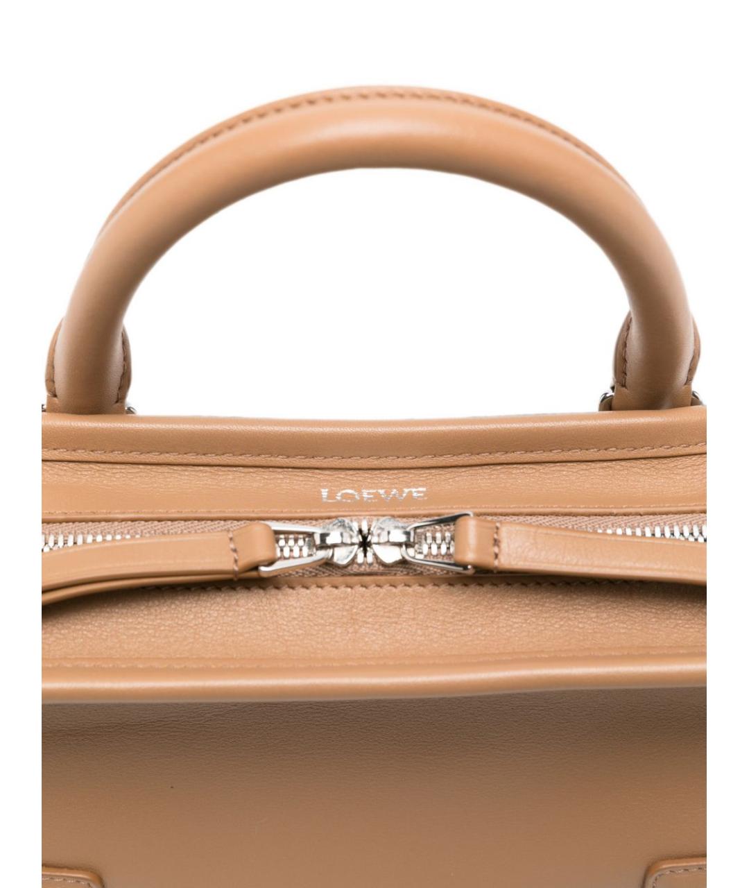 LOEWE Коричневая кожаная сумка тоут, фото 2