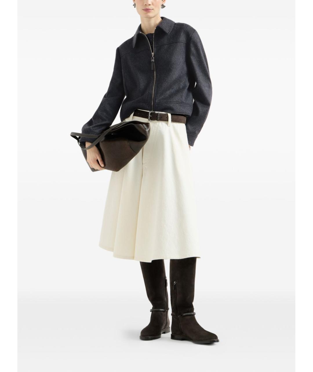 BRUNELLO CUCINELLI Антрацитовая шерстяная куртка, фото 2