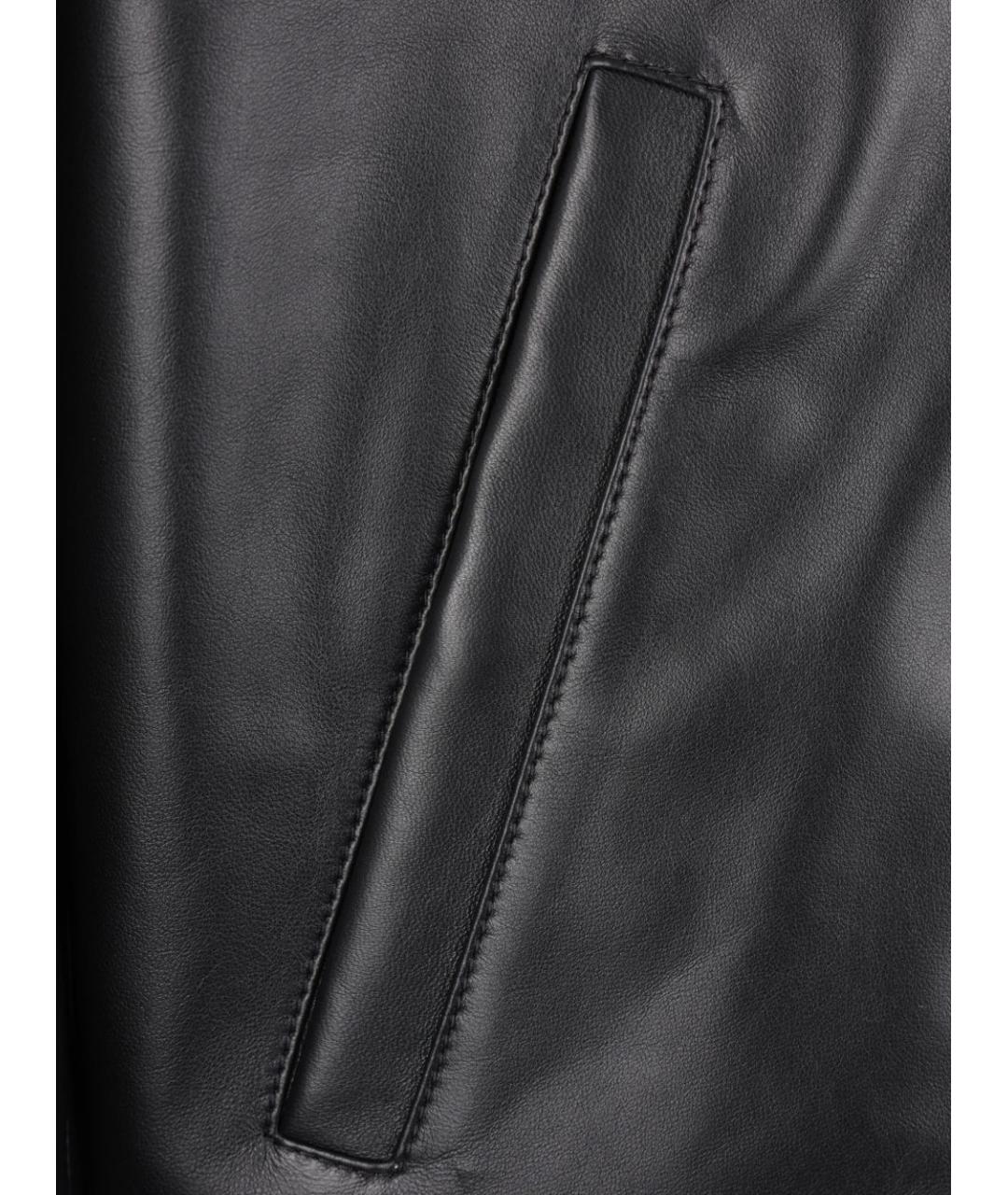 LOEWE Черная кожаная куртка, фото 2
