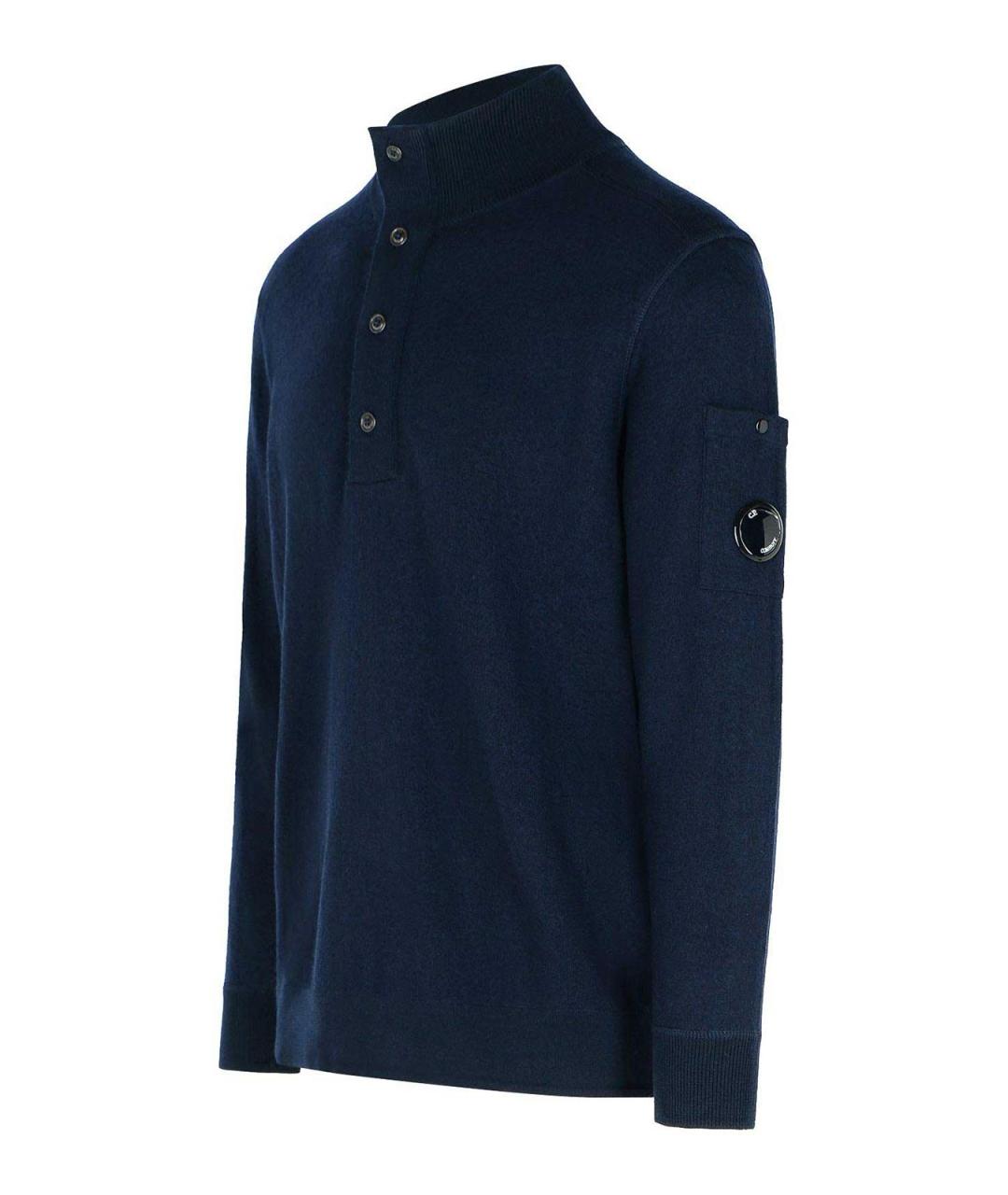 CP COMPANY Темно-синий шерстяной джемпер / свитер, фото 3