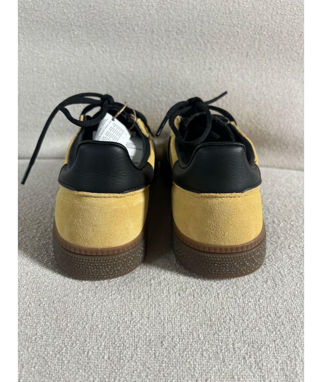 ADIDAS Горчичные замшевые кеды, фото 4