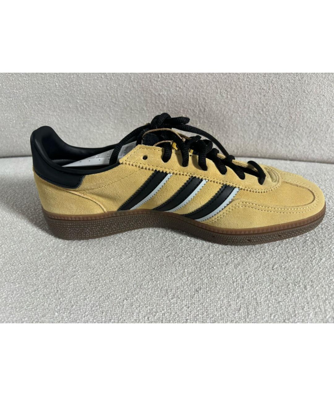 ADIDAS Горчичные замшевые кеды, фото 7