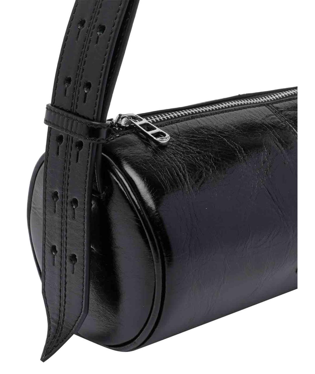ZADIG & VOLTAIRE Черная кожаная сумка через плечо, фото 4