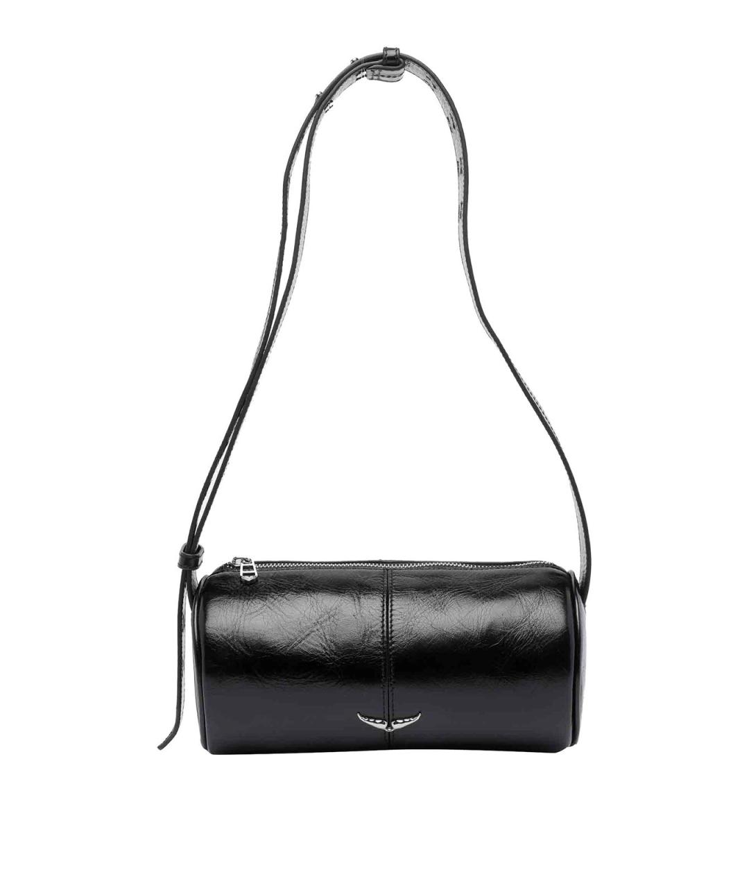 ZADIG & VOLTAIRE Черная кожаная сумка через плечо, фото 1