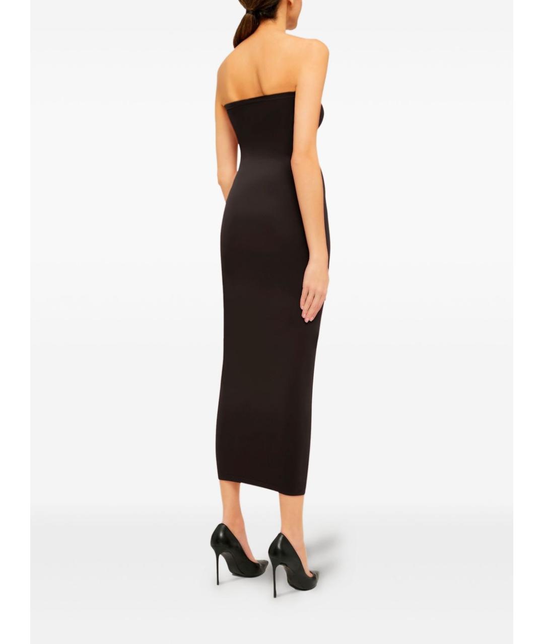 WOLFORD Коричневое полиамидовое вечернее платье, фото 5