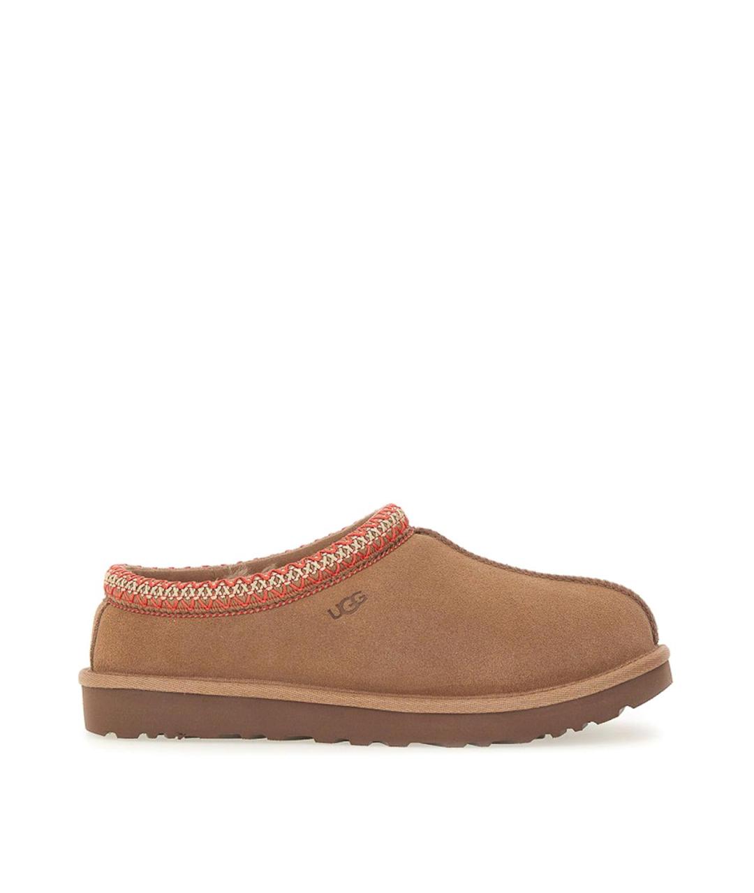 UGG Коричневые кожаные мюли, фото 1