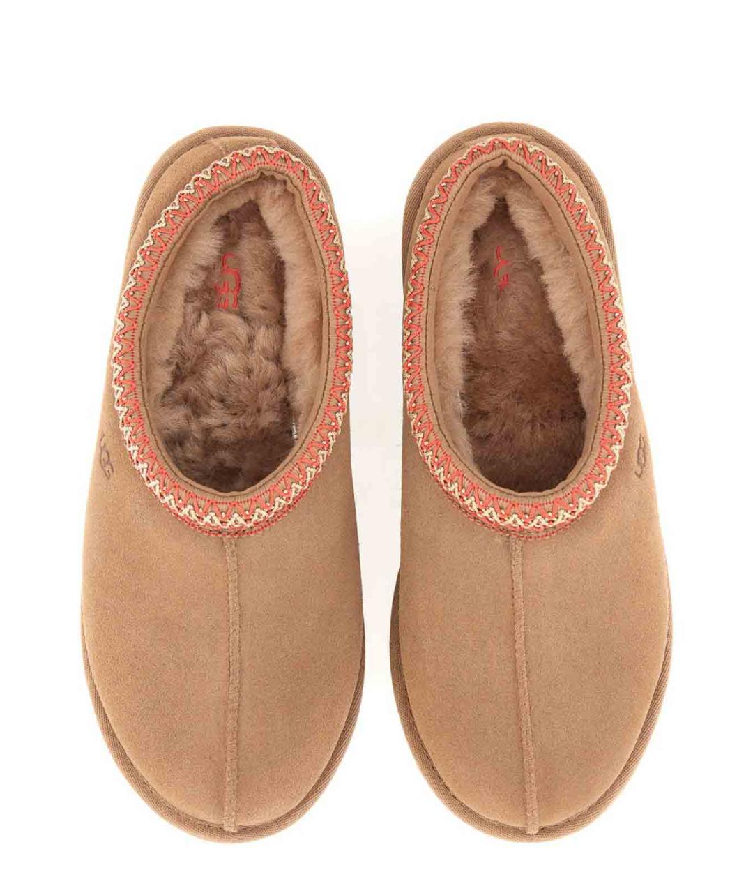 UGG Коричневые кожаные мюли, фото 2