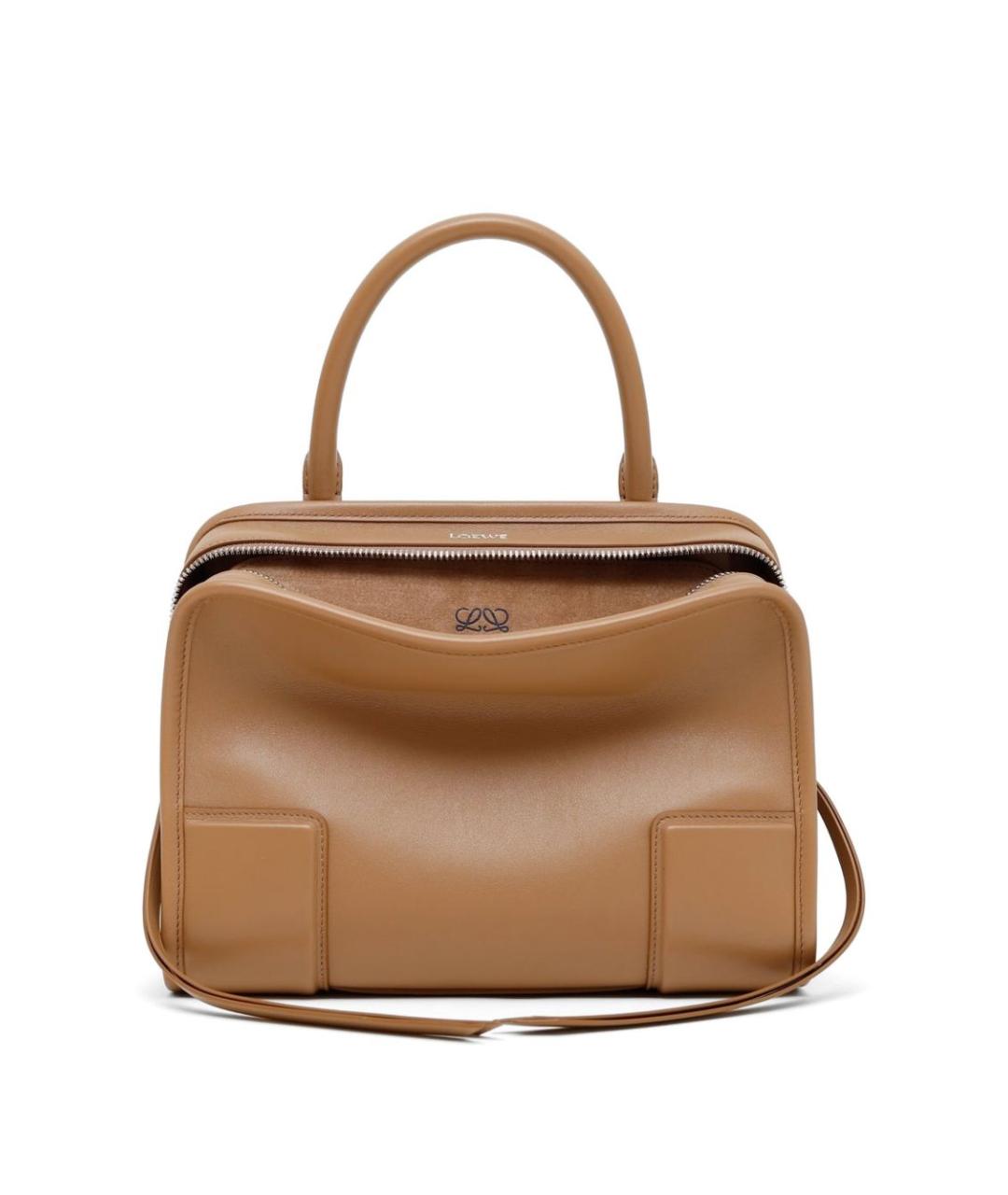 LOEWE Коричневая кожаная сумка тоут, фото 1