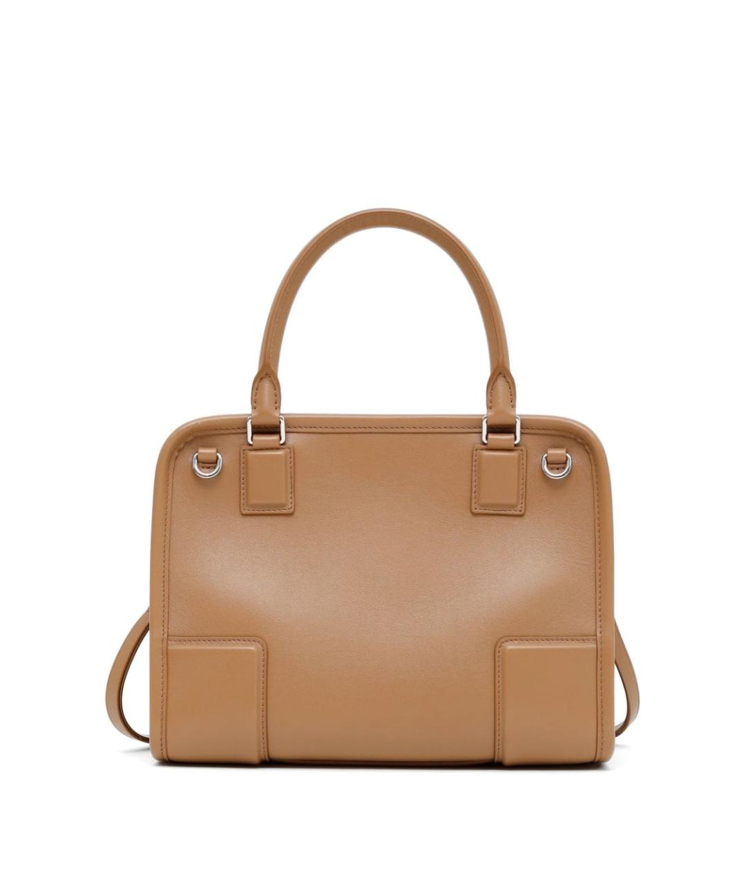 LOEWE Коричневая кожаная сумка тоут, фото 3