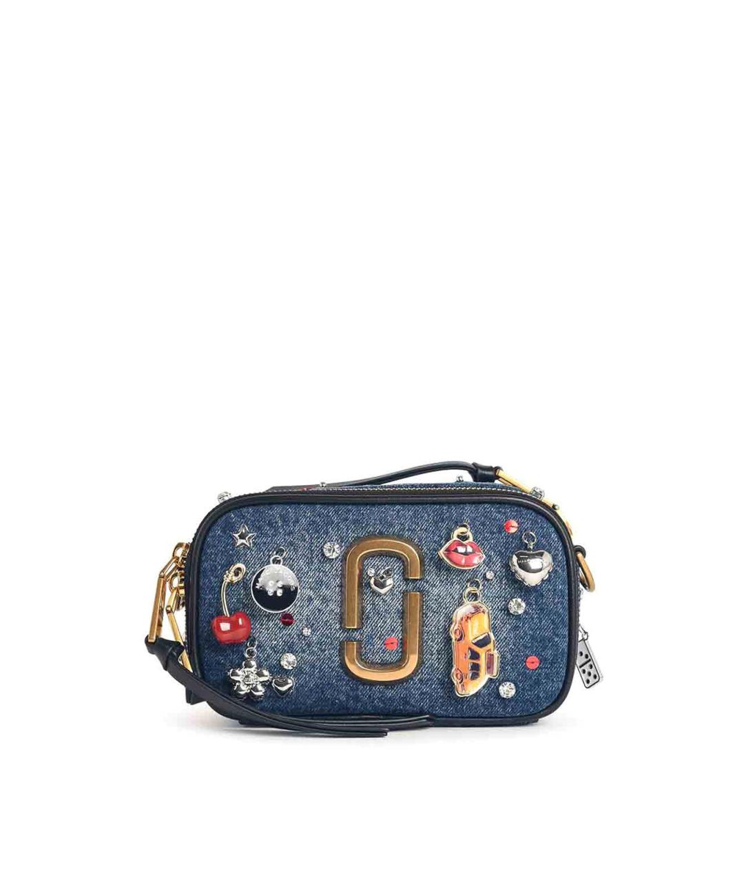 MARC JACOBS Синяя хлопковая сумка через плечо, фото 1