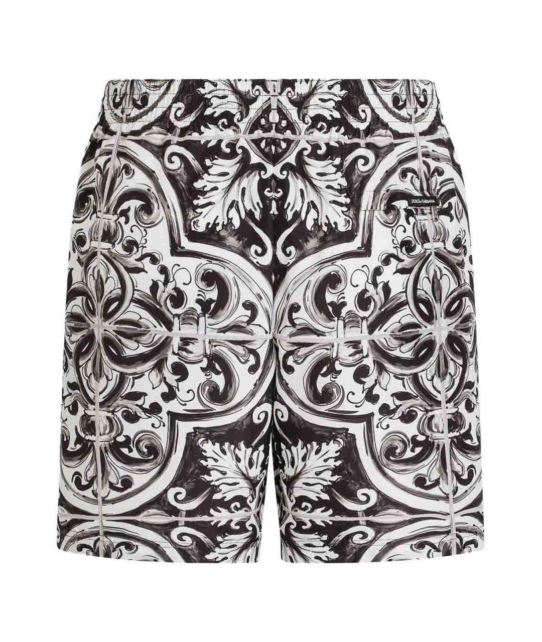 DOLCE&GABBANA Черные полиамидовые плавки, фото 2