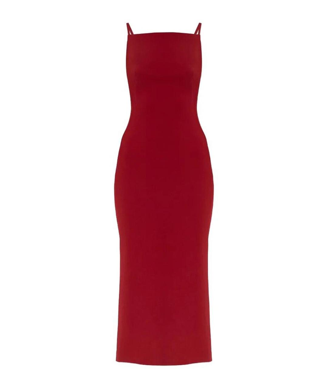 GIVENCHY Бордовое вискозное коктейльное платье, фото 1