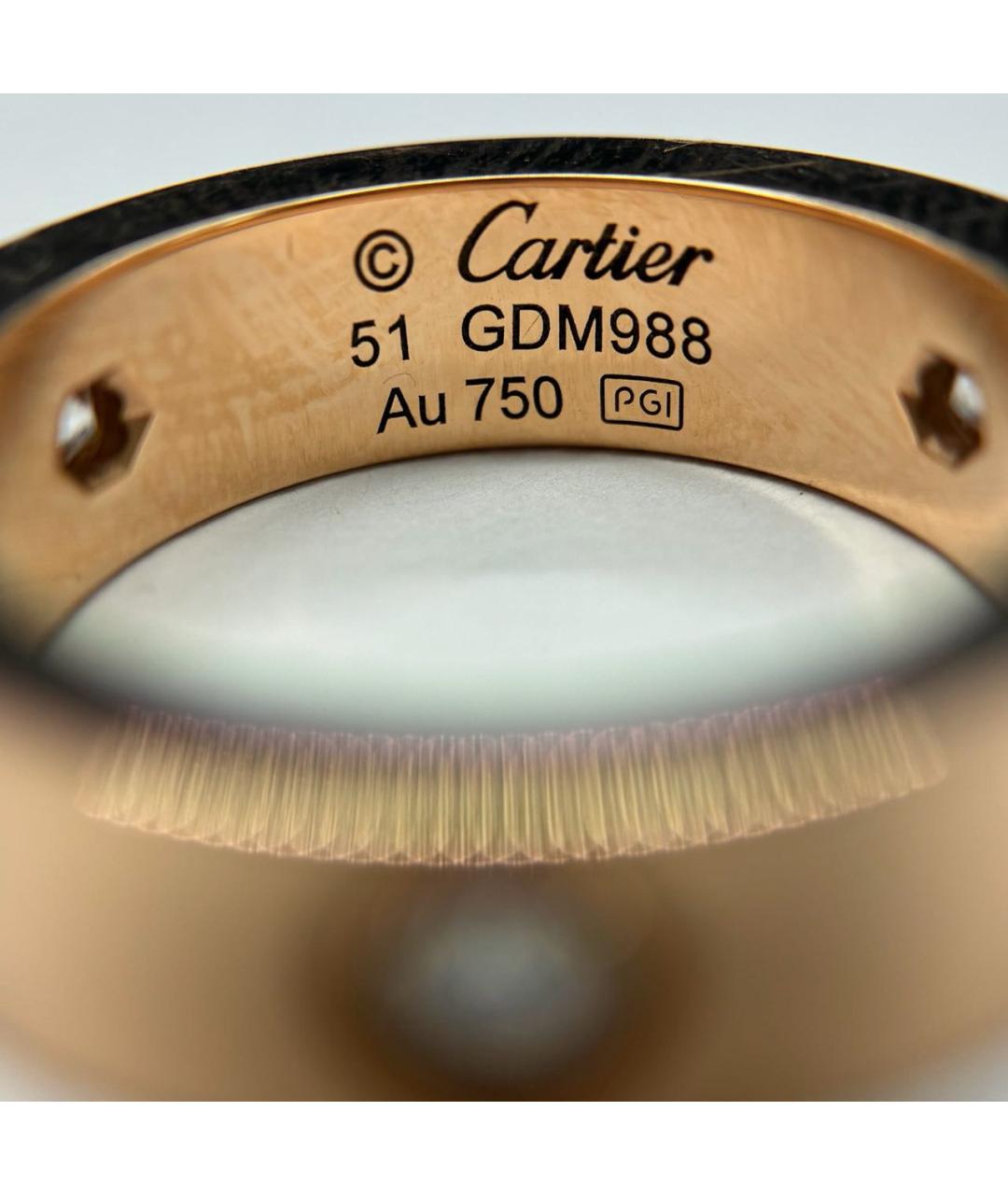 CARTIER Золотое кольцо из розового золота, фото 6