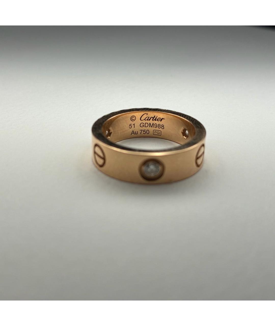 CARTIER Золотое кольцо из розового золота, фото 8