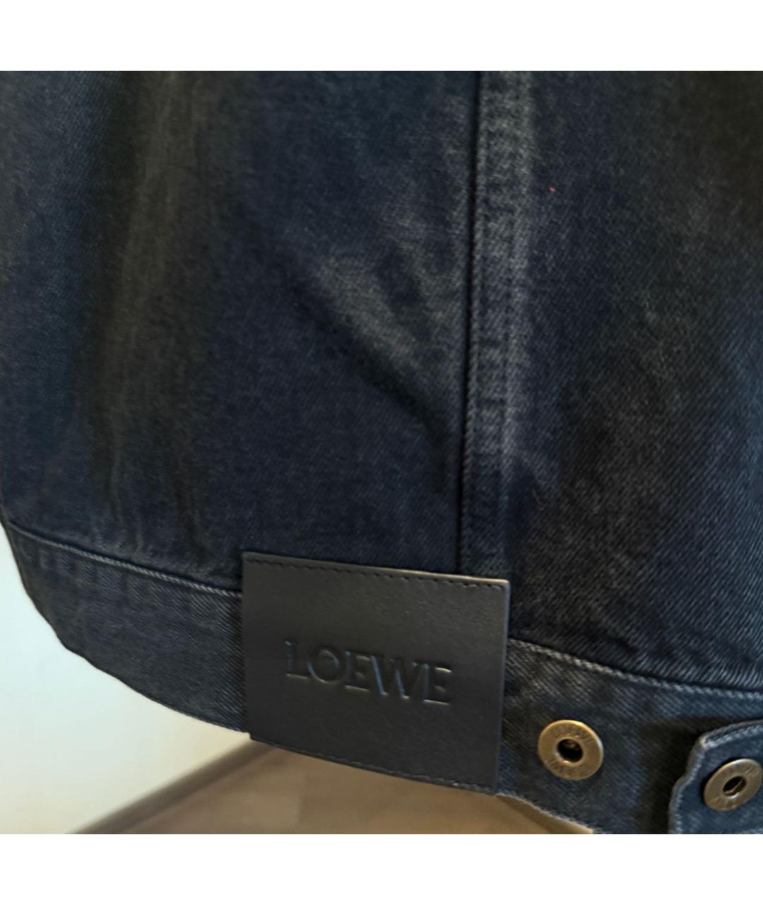 LOEWE Черная деним куртка, фото 4