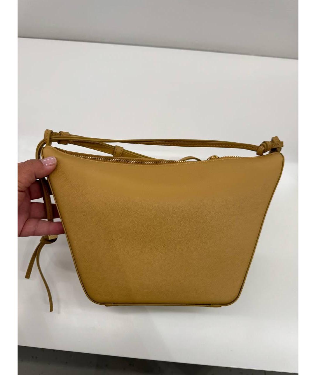 LOEWE Оранжевая кожаная сумка через плечо, фото 3