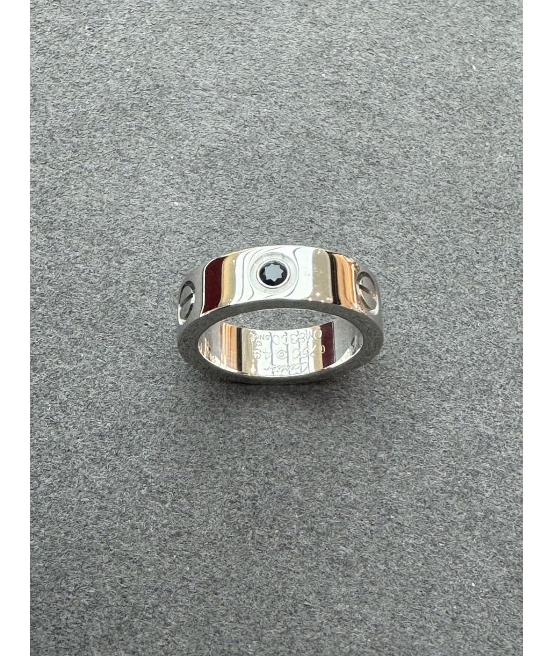 CARTIER Серебряное кольцо из белого золота, фото 4