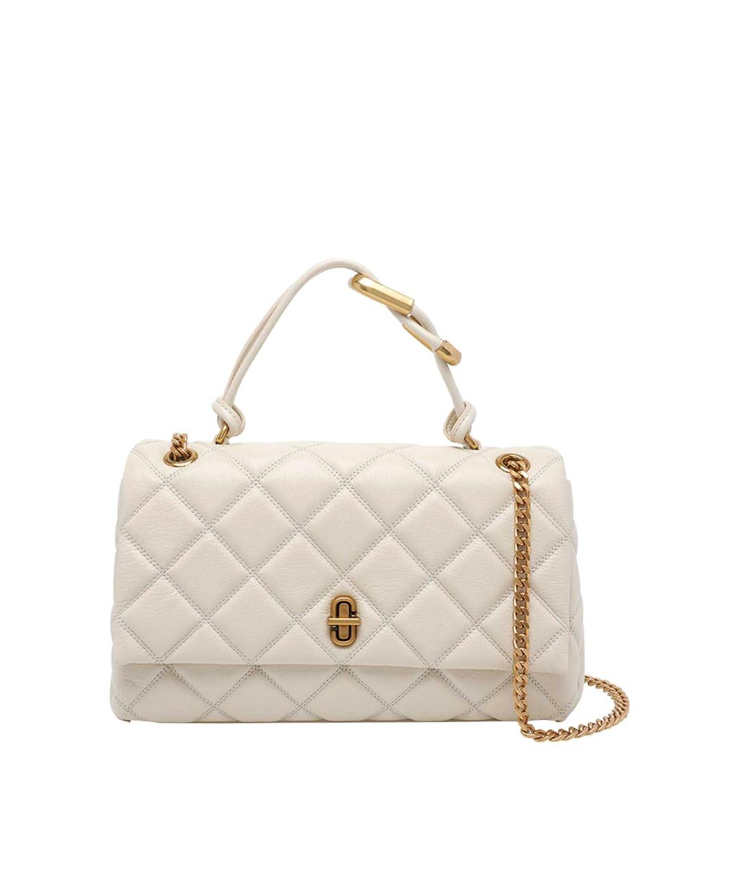 MARC JACOBS Белая кожаная сумка через плечо, фото 1