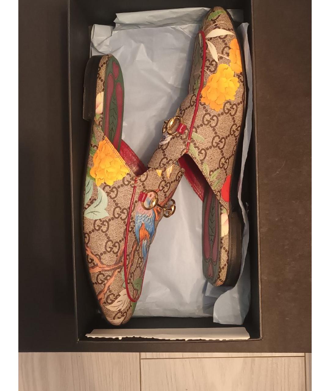 GUCCI Зеленые мюли, фото 6
