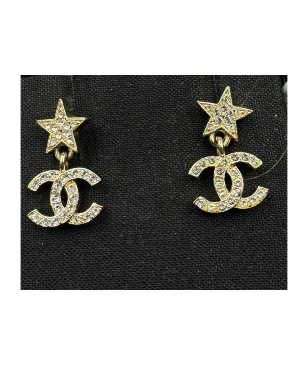CHANEL Золотые серьги, фото 9