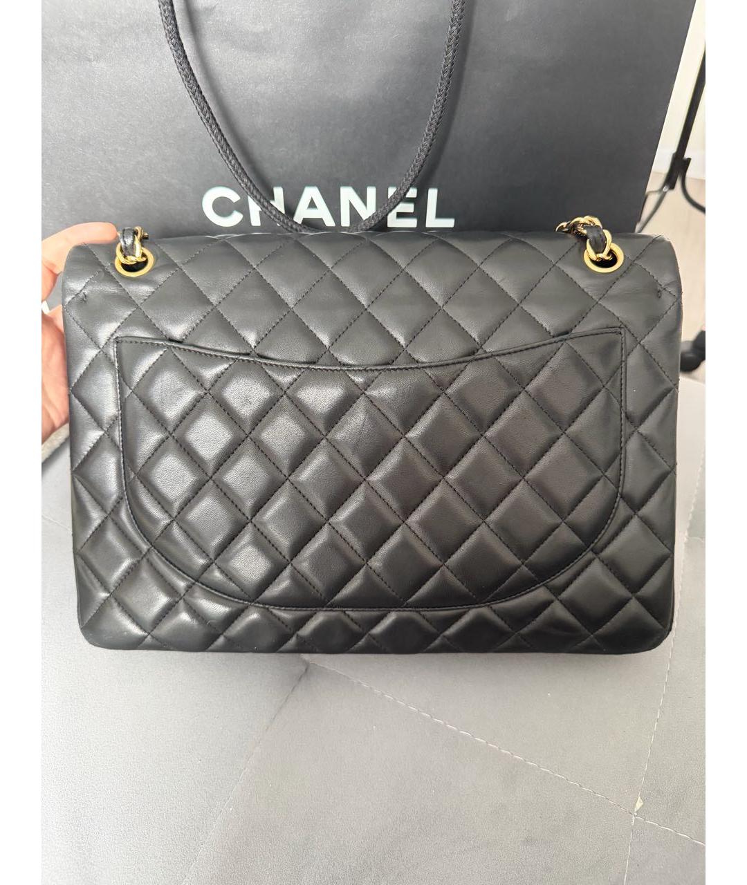 CHANEL Черная кожаная сумка тоут, фото 3