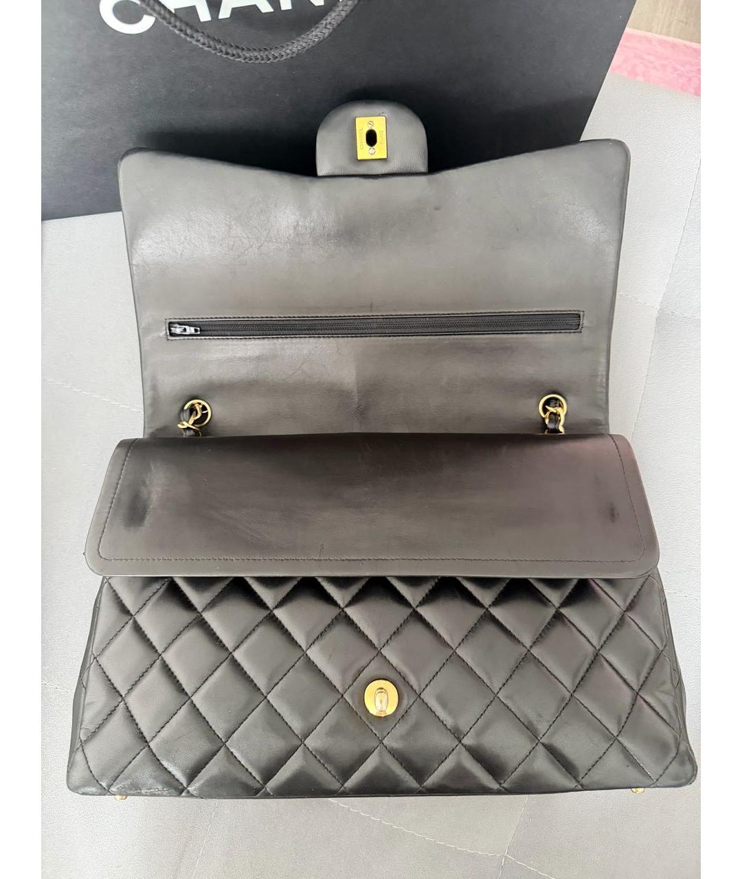 CHANEL Черная кожаная сумка тоут, фото 2