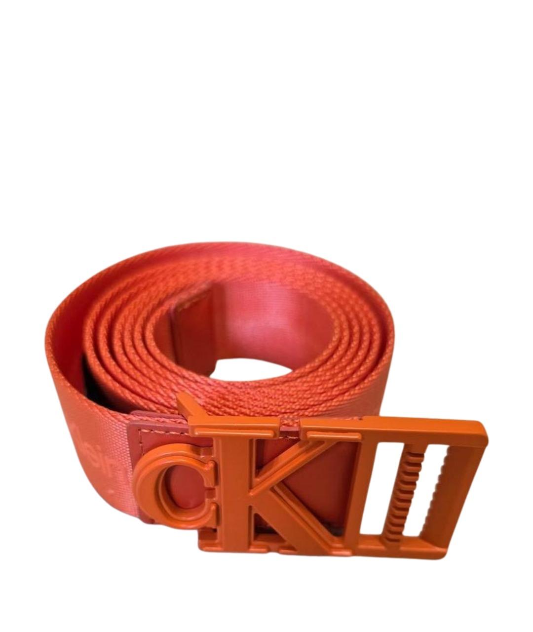 CALVIN KLEIN Оранжевый ремень, фото 1