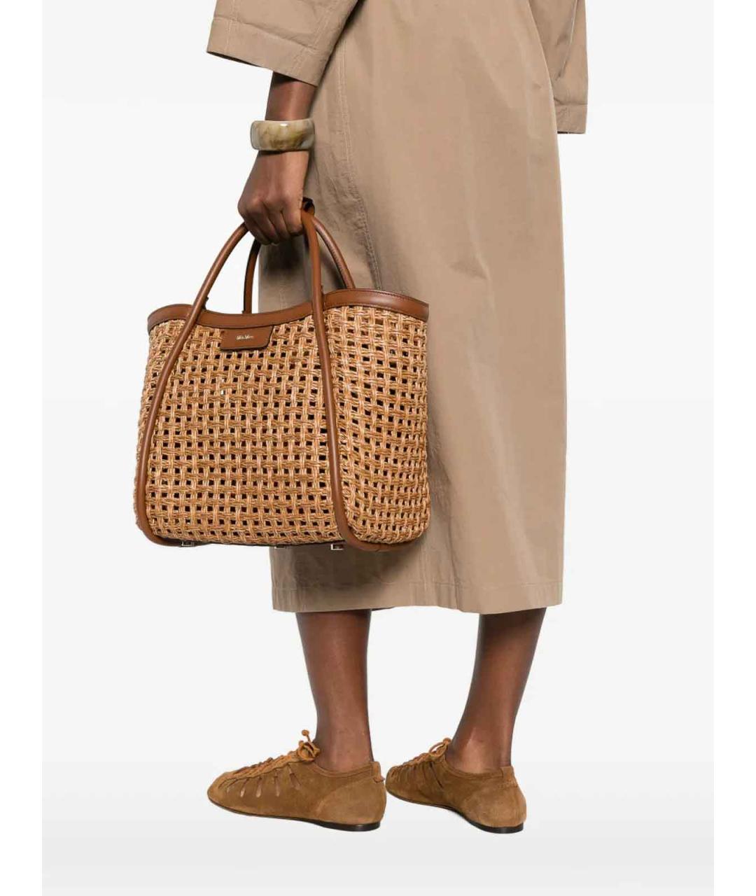 MAX MARA Бежевая сумка тоут, фото 4