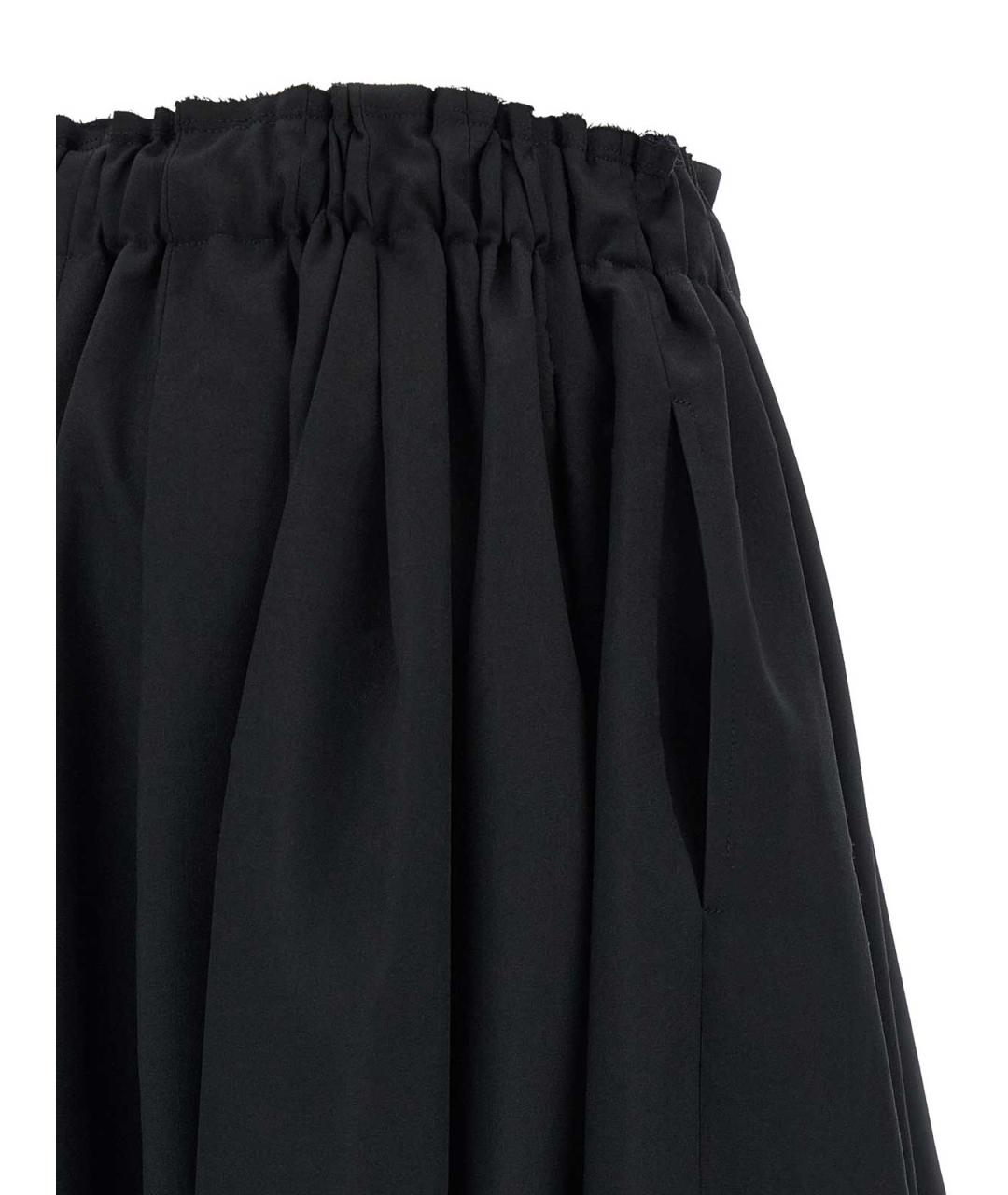 COMME DES GARÇONS Черные шерстяные шорты, фото 4