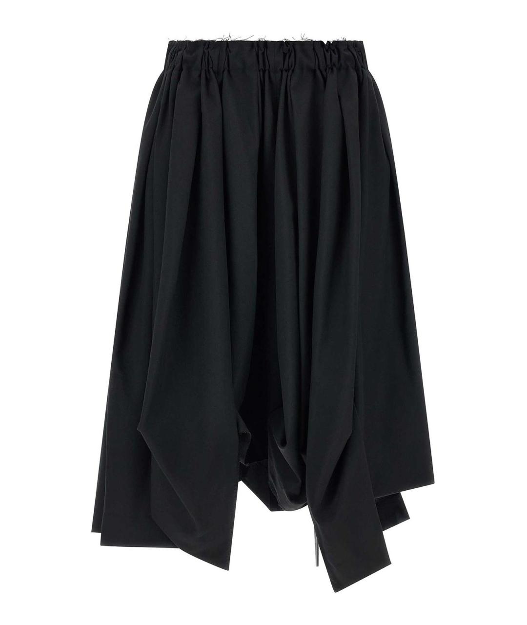 COMME DES GARÇONS Черные шерстяные шорты, фото 1