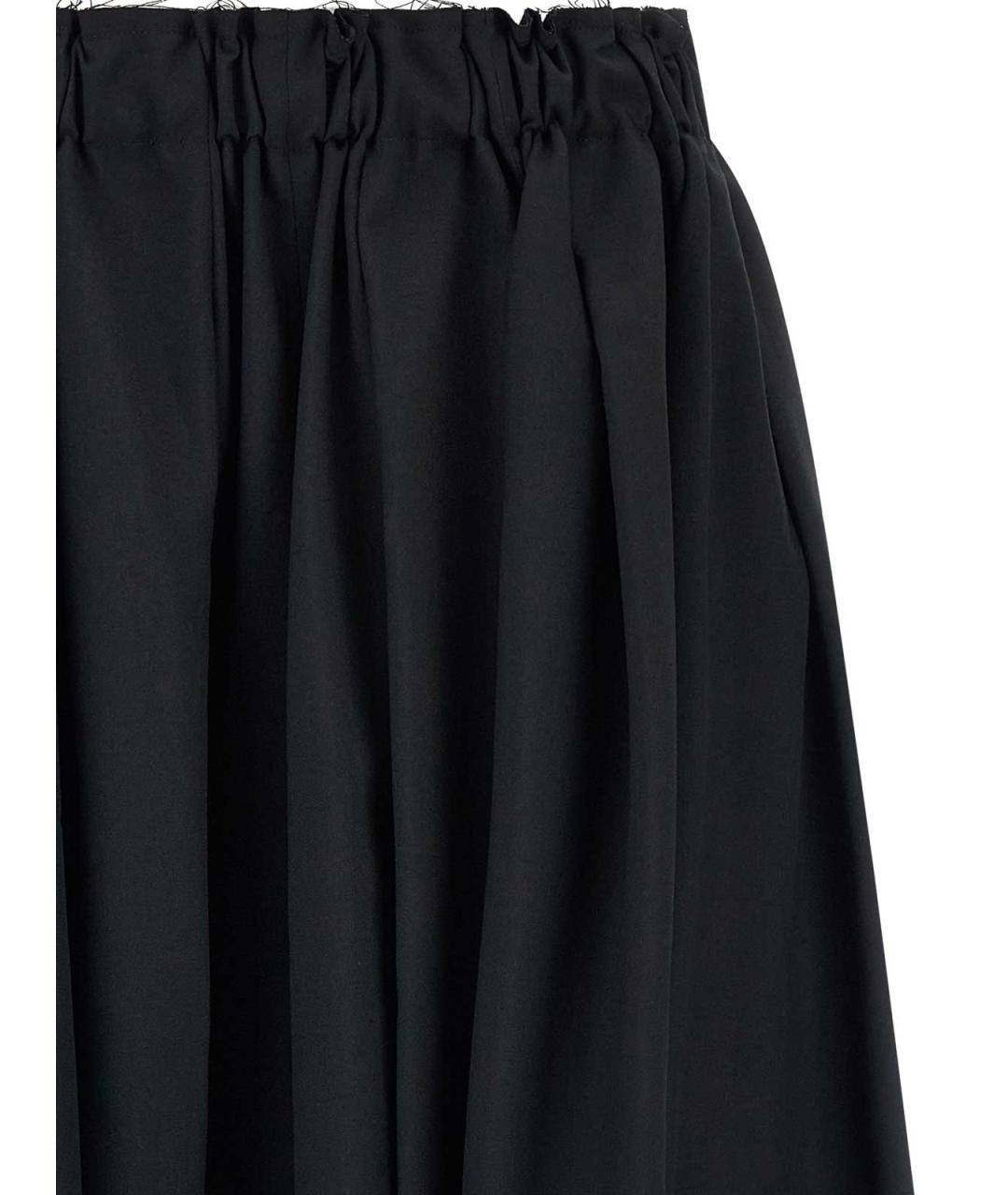 COMME DES GARÇONS Черные шерстяные шорты, фото 3