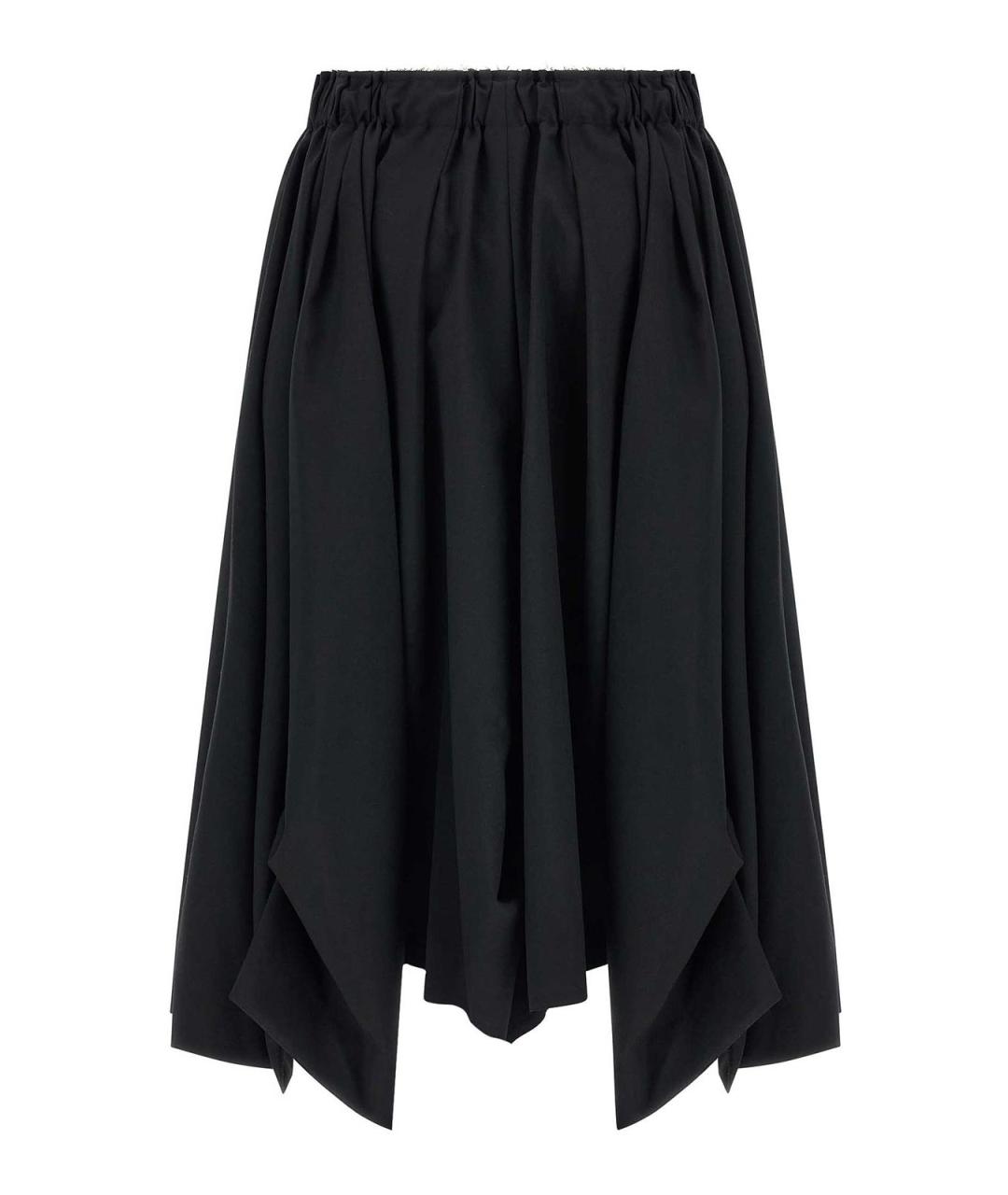 COMME DES GARÇONS Черные шерстяные шорты, фото 2