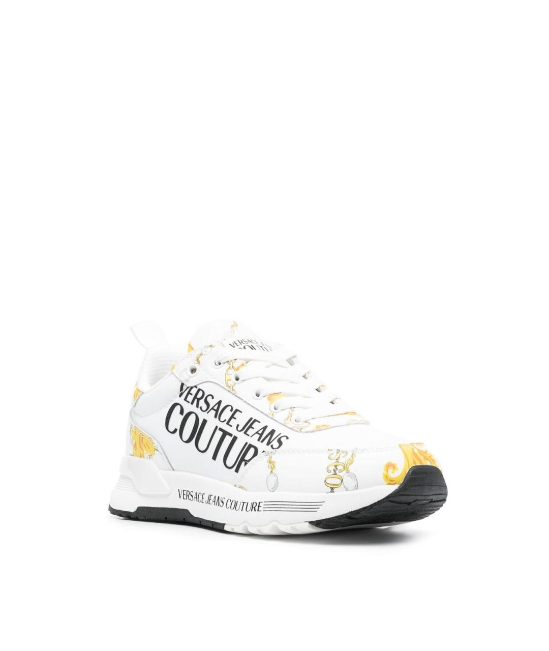 VERSACE JEANS COUTURE Мульти кожаные кроссовки, фото 2