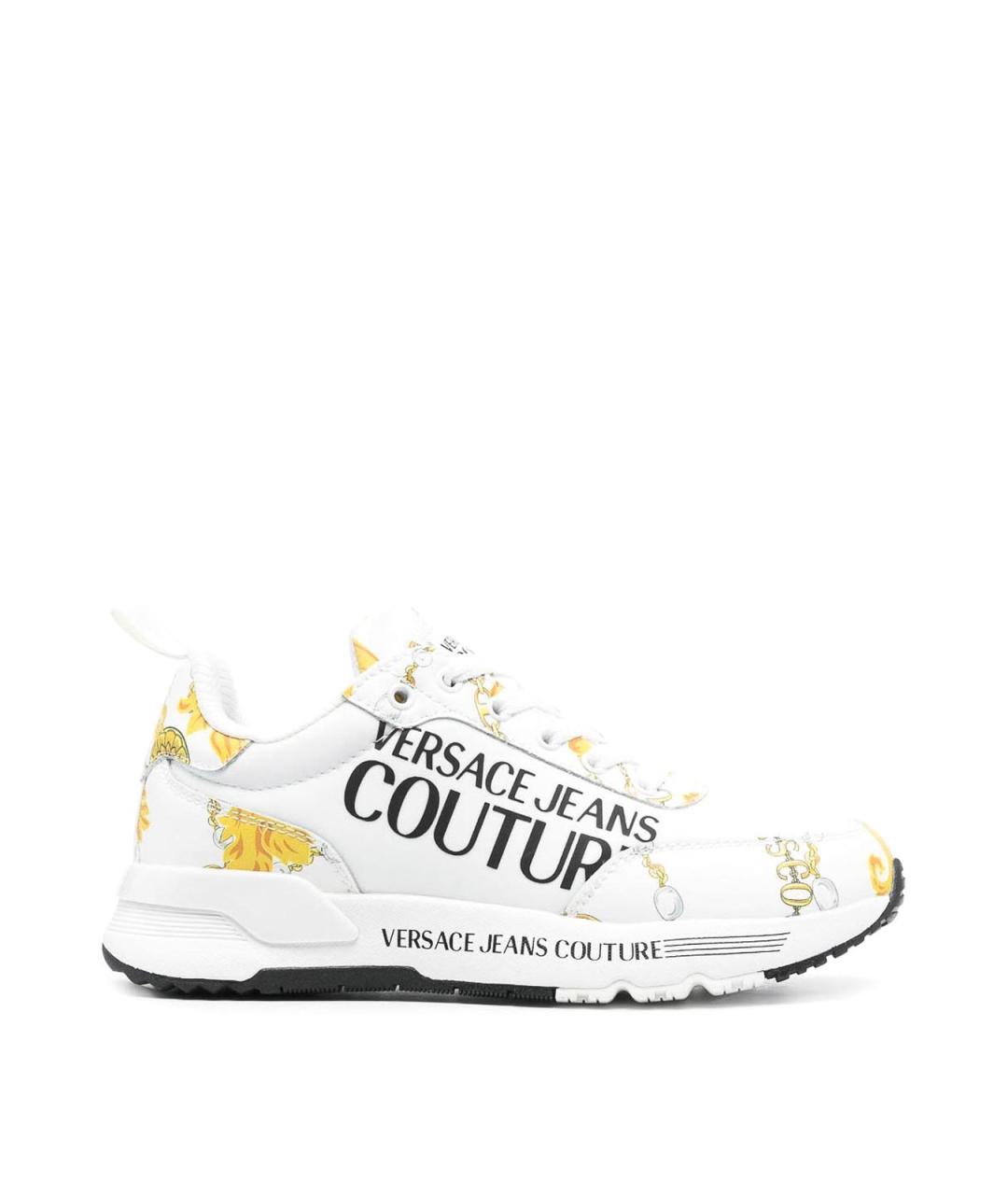 VERSACE JEANS COUTURE Мульти кожаные кроссовки, фото 1