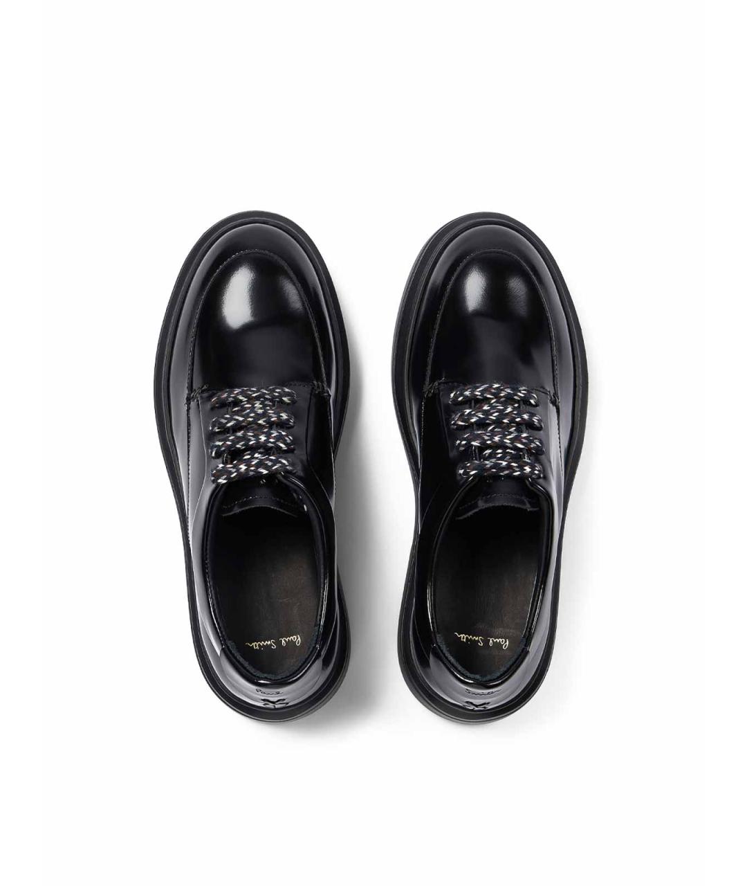 PAUL SMITH Черные кожаные ботинки, фото 3