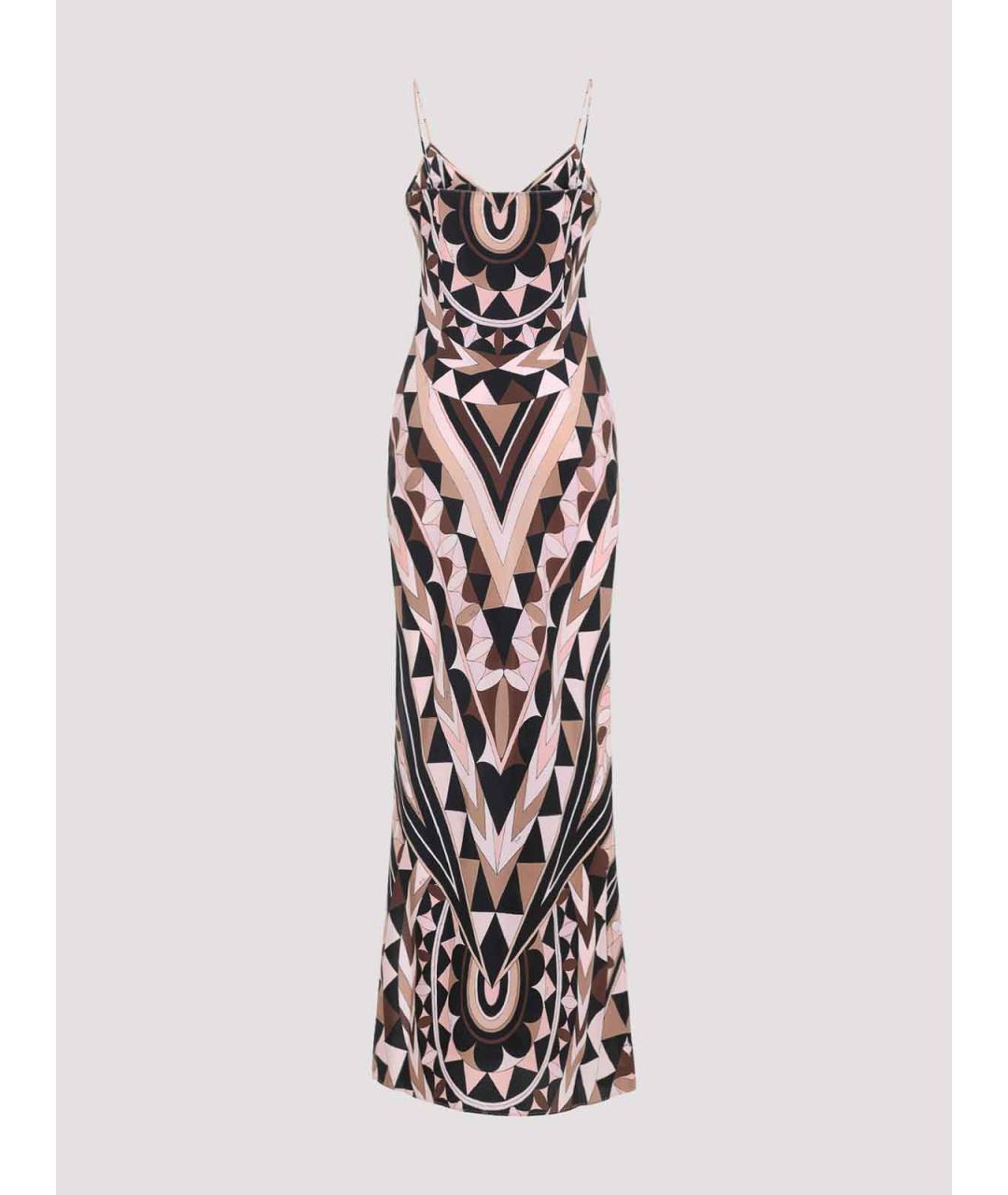 PUCCI Черное шелковое повседневное платье, фото 2