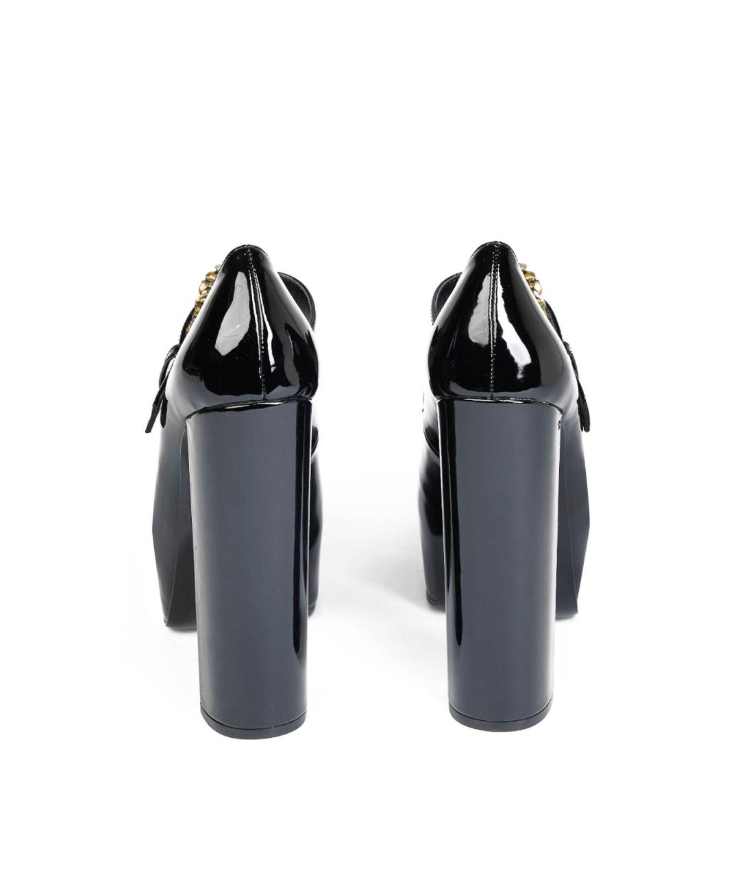 VERSACE JEANS COUTURE Черные туфли, фото 5