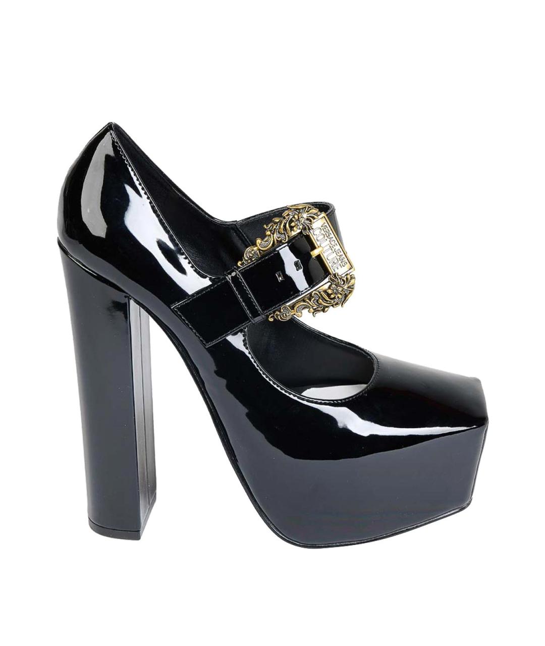 VERSACE JEANS COUTURE Черные туфли, фото 1