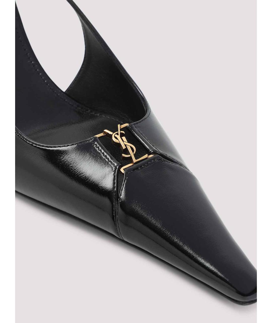 SAINT LAURENT Черные туфли, фото 4