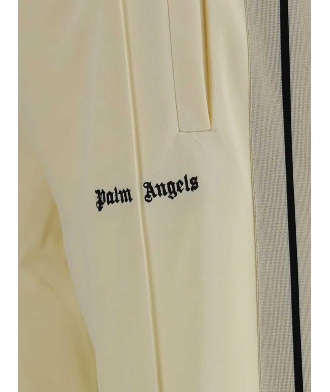 PALM ANGELS Белые полиэстеровые повседневные брюки, фото 3