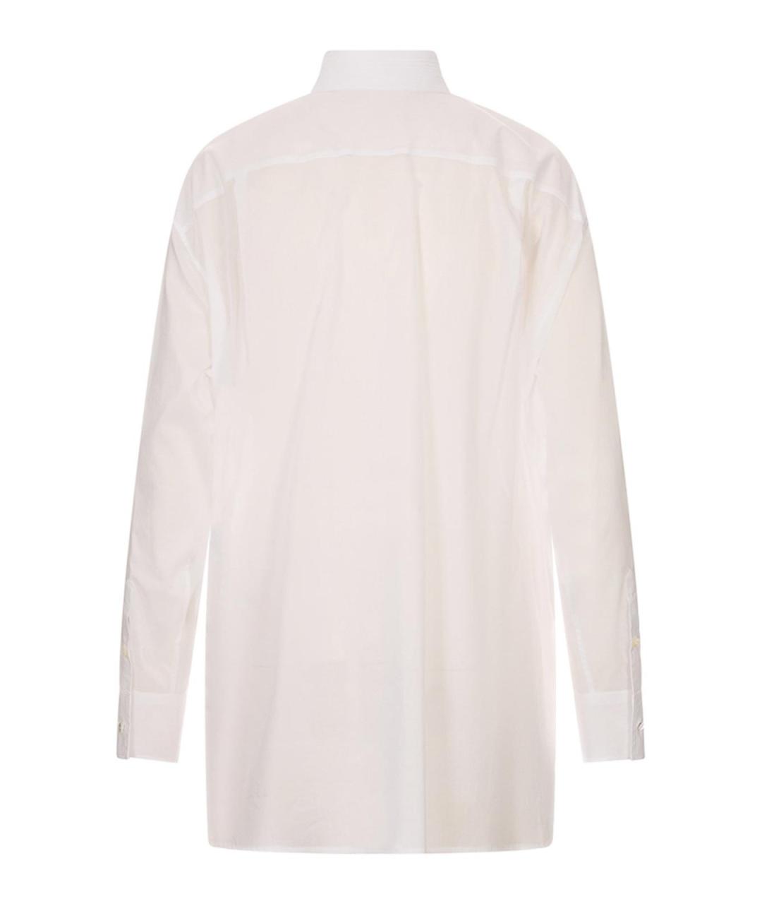 JIL SANDER Белая хлопковая рубашка, фото 2